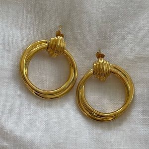 MISSOMA Lucy Williams Front Facing Hoop Earrings - barely worn